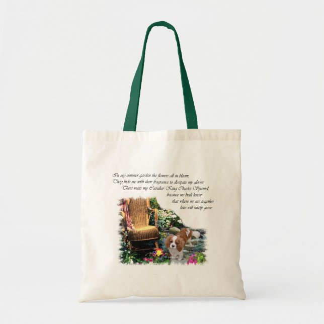 Cavalier King Charles Spaniel Art Tragetasche (Vorne)