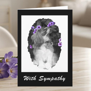 Cavalier King Charles Spaniel Beileidsbekundung Karte