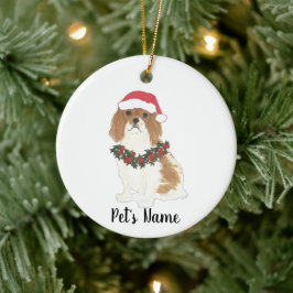 Cavalier King Charles Spaniel (Blenheim) Keramik Ornament