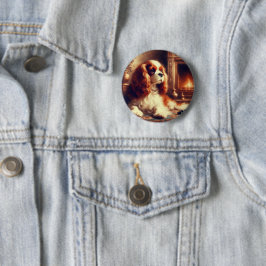 Cavalier King Charles Spaniel Button