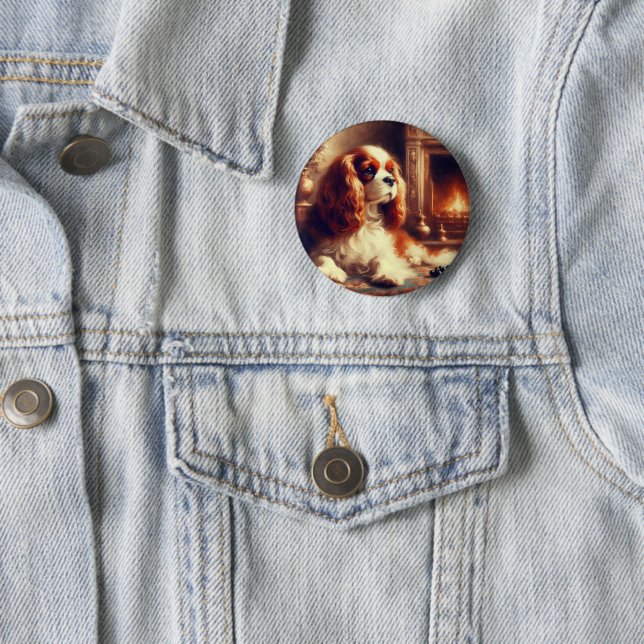 Cavalier King Charles Spaniel Button (Beispiel)