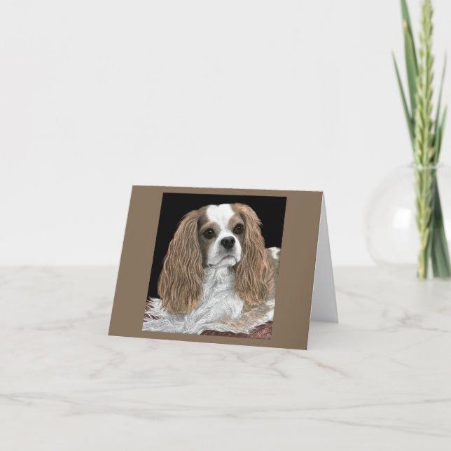 Cavalier King Charles Spaniel Card - Bella Karte (Vorderseite)