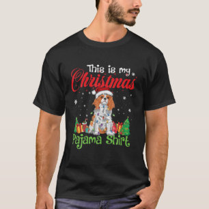 Cavalier King Charles Spaniel Christmas Pajama Dog T-Shirt