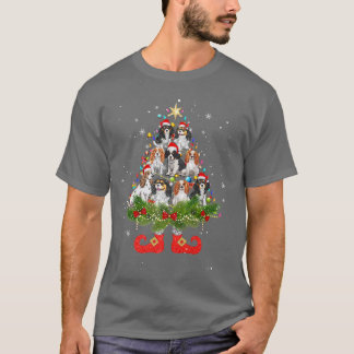Cavalier King Charles Spaniel Christmas Tree Light T-Shirt