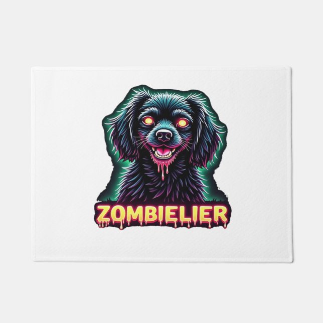 Cavalier King Charles Spaniel CKCS Zombie Dog Hall Fußmatte (Vorderseite)