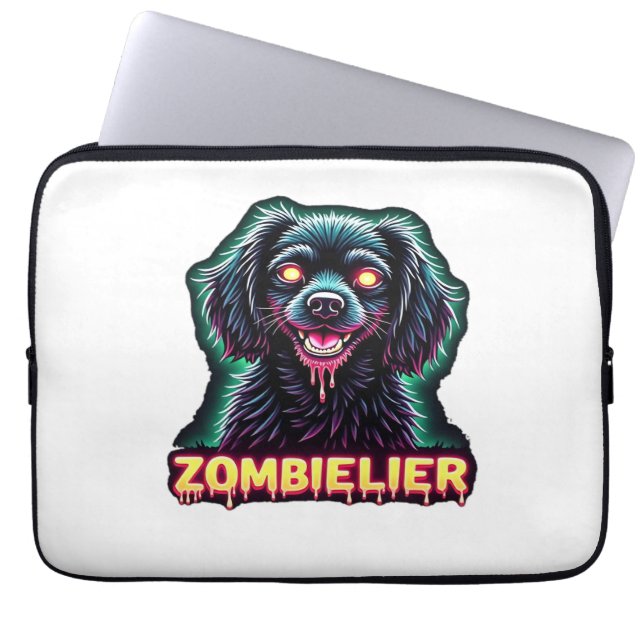 Cavalier King Charles Spaniel CKCS Zombie Dog Hall Laptopschutzhülle (Vorderseite)