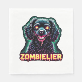 Cavalier King Charles Spaniel CKCS Zombie Dog Hall Serviette