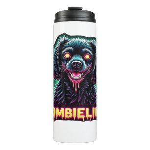 Cavalier King Charles Spaniel CKCS Zombie Dog Hall Thermosbecher