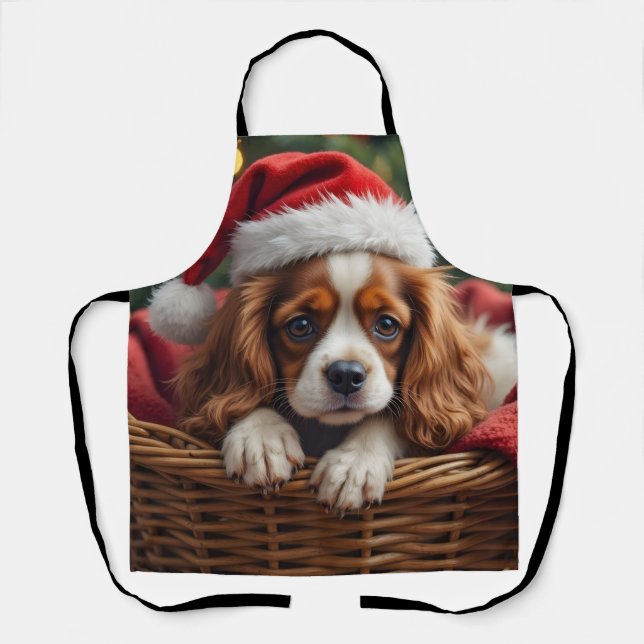 Cavalier King Charles Spaniel Cozy Basket Schürze (Vorderseite)