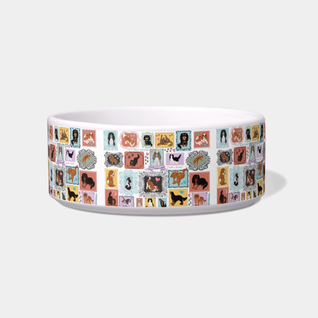 Cavalier King Charles Spaniel Dog Bowl Napf (Vorderseite)