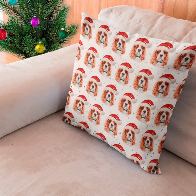 Cavalier King Charles Spaniel Dog Breed Christmas Kissen (Von Creator hochgeladen)