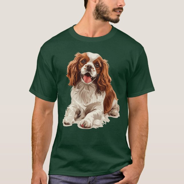 Cavalier King Charles Spaniel Dog Breed funny T-Shirt (Vorderseite)