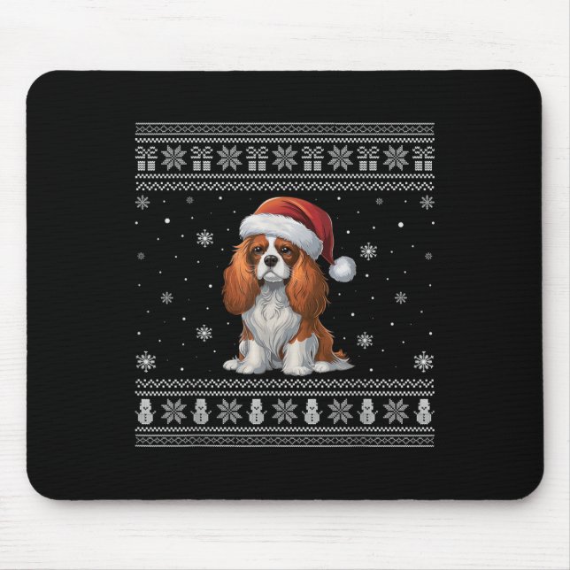 Cavalier King Charles Spaniel Dog liebvers Ugly Xm Mousepad (Vorne)