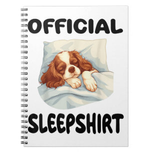 Cavalier King Charles Spaniel Dog Offiziell Sleeps Notizblock