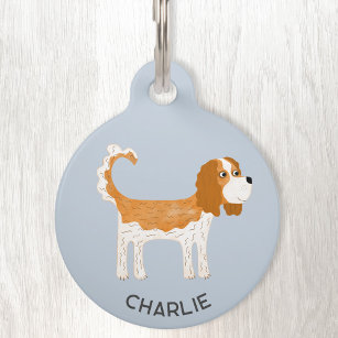 Cavalier King Charles Spaniel Dog Personalisiert Haustiermarke