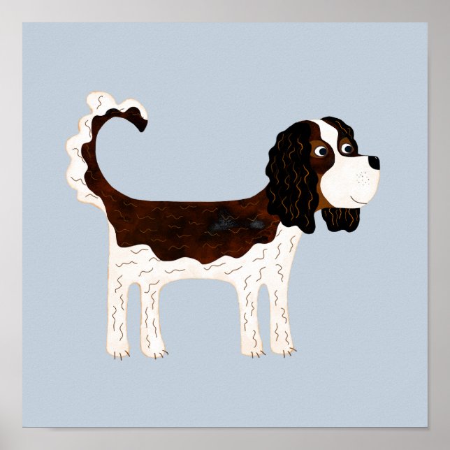 Cavalier King Charles Spaniel Dog Poster (Vorne)