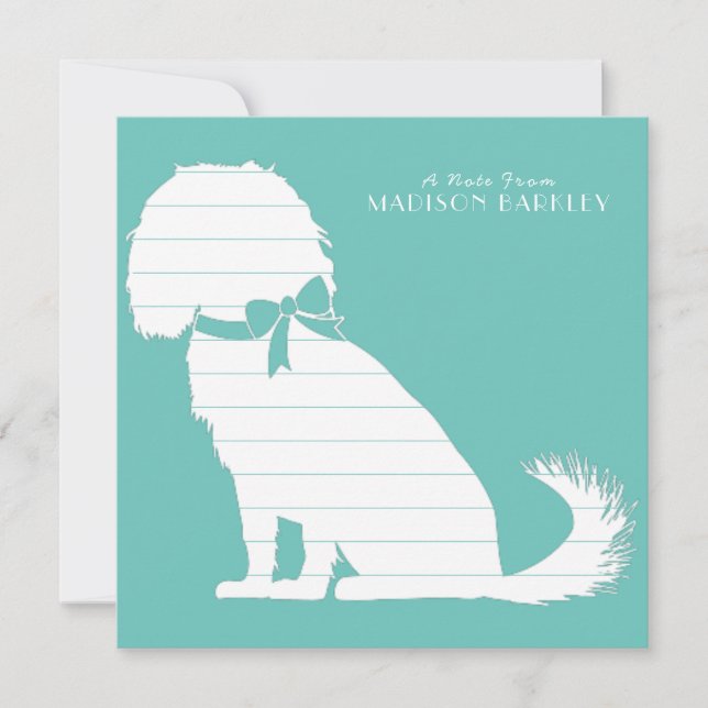 Cavalier King Charles Spaniel Dog Puppy Dankeskarte (Vorderseite)
