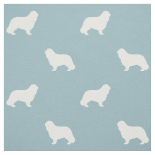 Cavalier King Charles Spaniel Dog Silhouetten Stoff