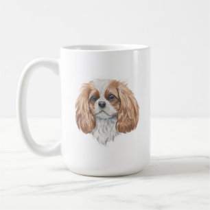 Cavalier King Charles Spaniel Dog Tasse   15 oz
