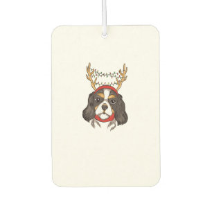 Cavalier King Charles Spaniel Dog Weihnachten Autolufterfrischer