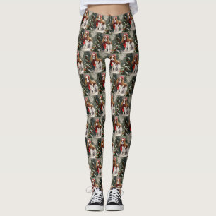 Cavalier King Charles Spaniel Dog Weihnachten Leggings