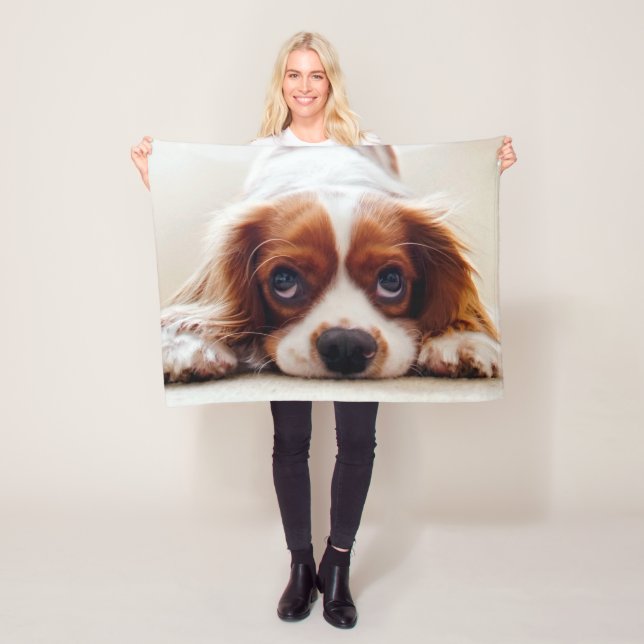 Cavalier King Charles Spaniel Fleecedecke (Beispiel)