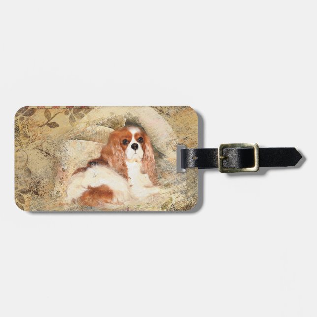 Cavalier King Charles Spaniel Gepäckanhänger (Vorderseite horizontal)