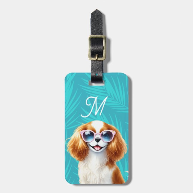Cavalier King Charles Spaniel Gepäckanhänger (Vorderseite vertikal)