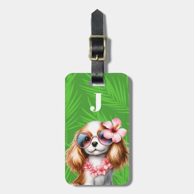 Cavalier King Charles Spaniel-Gepäckanhänger Gepäckanhänger (Vorderseite vertikal)