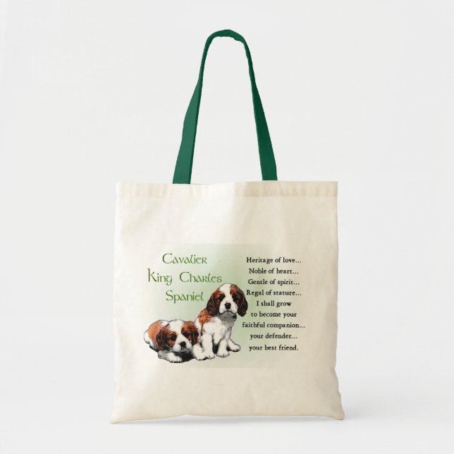 Cavalier King Charles Spaniel Gifts Tragetasche (Vorne)