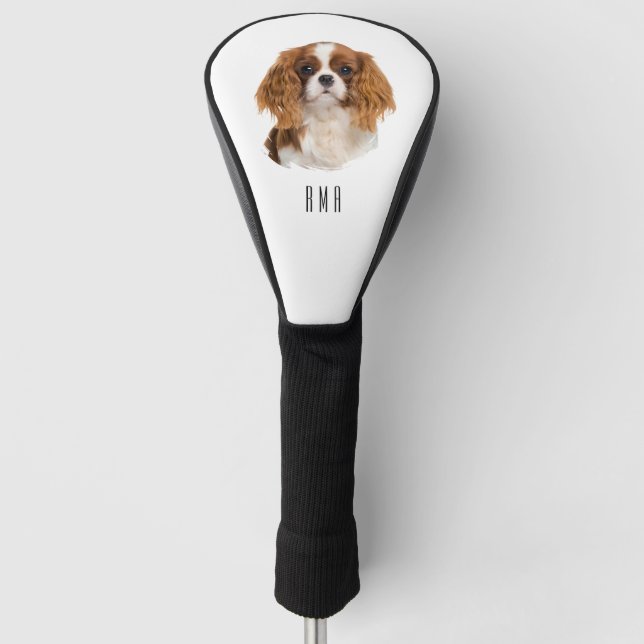 Cavalier King Charles Spaniel Golf Headcover (Vorderseite)
