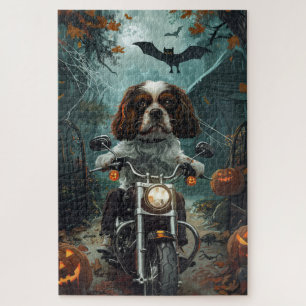 Cavalier King Charles Spaniel Halloween Beängstige