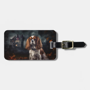 Cavalier King Charles Spaniel Halloween Beängstige Gepäckanhänger