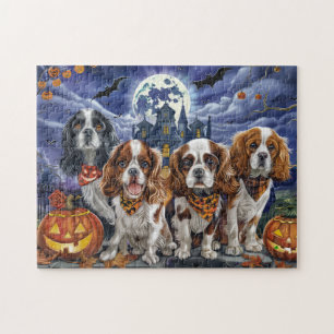 Cavalier King Charles Spaniel Halloween Spooky