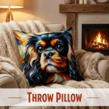 Cavalier King Charles Spaniel Hund Acryl Druck