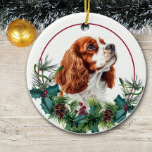 Cavalier King Charles Spaniel Hund Immergrüner Kra