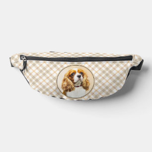 Cavalier King Charles Spaniel Hund Kunst Malerei Bauchtasche