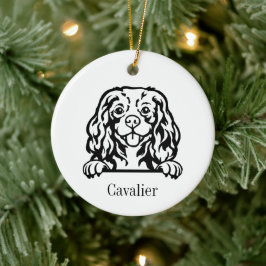 Cavalier King Charles Spaniel Hund Personalisiert Keramik Ornament
