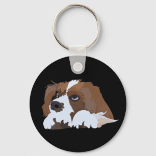 Cavalier King Charles Spaniel Hund  Schlüsselanhänger