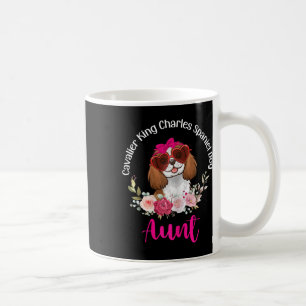 Cavalier King Charles Spaniel Hund Tante Floral Va Kaffeetasse