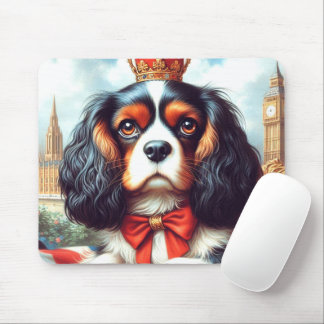 Cavalier King Charles Spaniel Illustration Mousepad