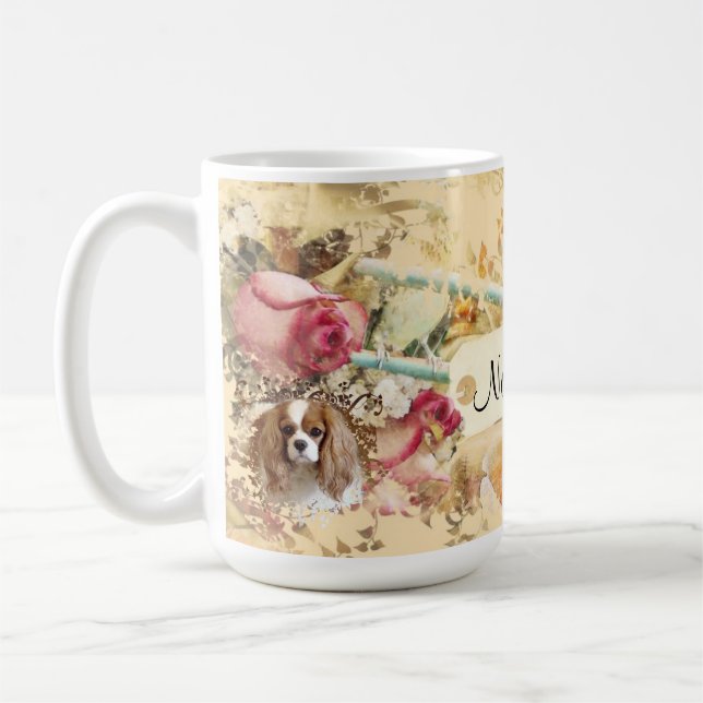 Cavalier King Charles Spaniel Kaffeetasse (Links)