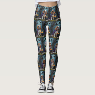 Cavalier King Charles Spaniel Launiges Halloween  Leggings
