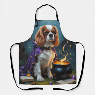 Cavalier King Charles Spaniel Launiges Halloween Schürze