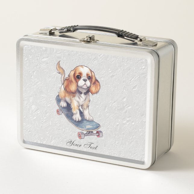 Cavalier King Charles Spaniel Metal Lunch Box (Vorderseite)