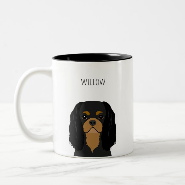 Cavalier King Charles Spaniel Mug (Gauche)