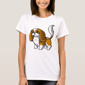 Cavalier King Charles Spaniel niedlich Hundeschema T-Shirt