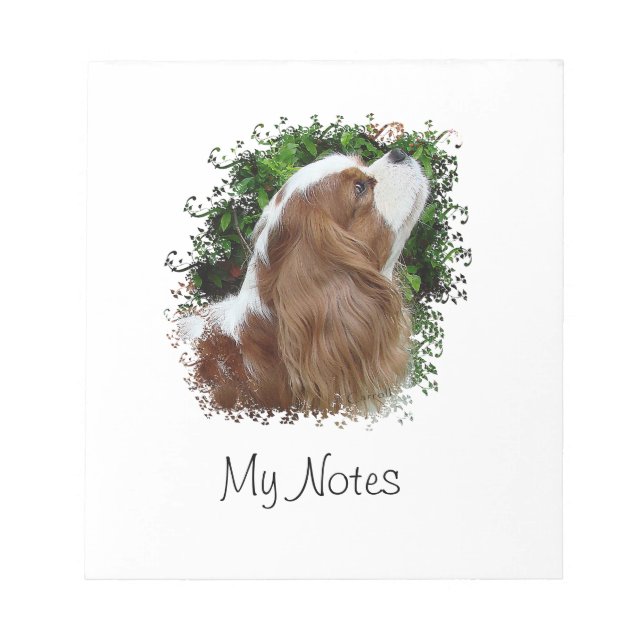 Cavalier King Charles Spaniel Notizblock (Vorderseite)