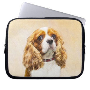 Cavalier King Charles Spaniel Original Malerei Laptopschutzhülle