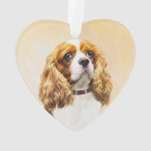 Cavalier King Charles Spaniel Original Malerei Ornament